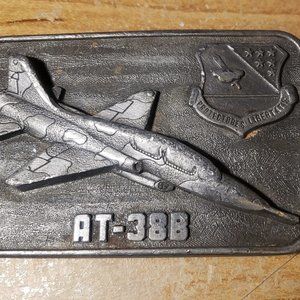 AT-38B Jet Collectible Vintage Belt Buckle